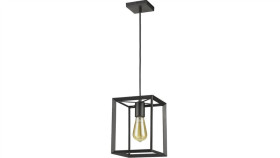 Lampa Wisząca W Stylu Industrialnym Napoli Czarna Nad Blat Stołu...