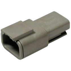 TE Connectivity DTM 04-3 P Connector, Housing, Contacts, Fuse Wedge