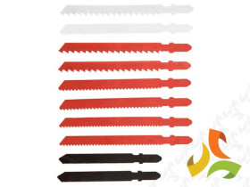 Brzeszczoty do wyrzynarki uchwyt typu T zestaw 10szt. 64H210 VERTO