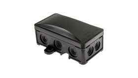 Puszka Instalacyjna Hermetyczna 90X45 Klik, 10 Dławików, Czarna /90Szt./