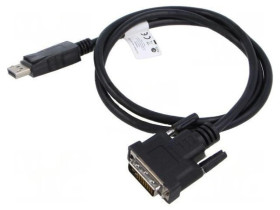 CA-DPDV10CU-0010BK Kabel DisplayPort wtyk,DVI-D (24+1) wtyk DisplayPort 1.2