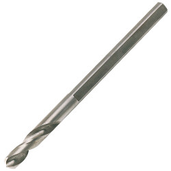 Draper 53055 6.35mm x 102mm Spare HSS Holesaw Pilot Drill for Hsa, 2 &amp; 3 Arbors