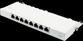 GC-N0113 Patchpanel, 8-fach, Kat.6, 0,5 U