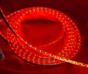Taśma LED "waterproof" czerwona 12VDC