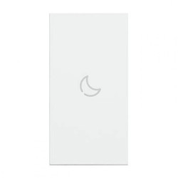 LIVING NOW MY HOME klawisz z symbolem noc 2mod. biały KW01MH2BED