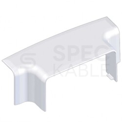 Pokrywa przepustowa EKD 80x40mm biały KOPOS