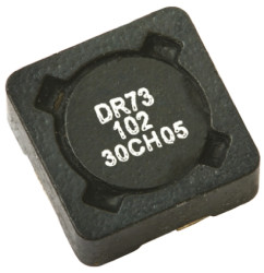 Cewka indukcyjna drutowa SMD 100 μH ±20% 0703 SRF: 100kHz Idc 790mA, rdzeń ferrytowy