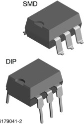 Triak Otwór przezierny DIP 6V Prąd wyzwalania bramki: 10mA Vishay