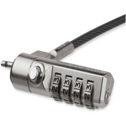 StarTech.com LTLOCK4D 6.5ft (2m) Laptop Cable Lock - 4 Digit Combination Laptop