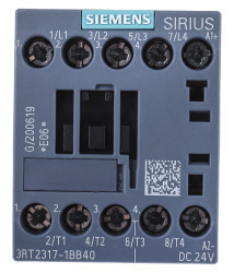 Stycznik 24 V DC Siemens styki: 4 5,5 kW 12 A 4NO Śruba 3RT2317-1BB40