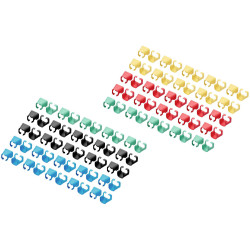 Digitus A-CC-M Patch cable identifier network accessory yellow green red black