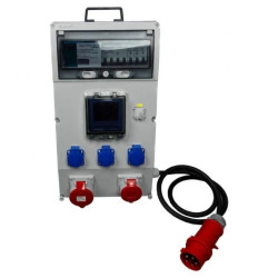 Rozdzielnica budowlana eXT 32A 16A 3x230V + Janitza Energiemessgerät UMG 96-PA-MID+ EEG 6047