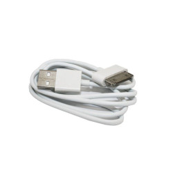 Kabel USB-Apple iPhone 3G 3GS 4 4S IPAD IPOD 30pin biały