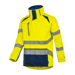 Parka LONG LIFE Jaune/Marine taille S
