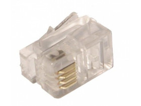 Wtyk telefoniczny 4PIN 4P4C słuchawkowe RJ10