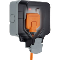 BG WP21 Nexus Storm IP66 Weatherproof Single Switched 13A Power Socket