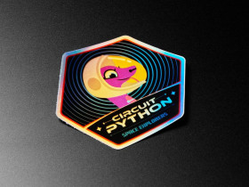 Adafruit CircuitPython Space Explorers Sticker