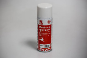 Farba w aerozolu Czarny 400ml RS PRO Matowe