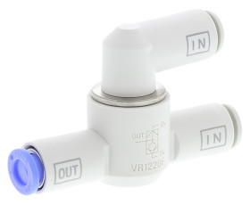 Pneumatyczny zawór wahadłowy, OR, Rura, 6mm, 440L/min, 1 MPa