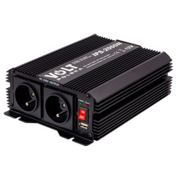Przetwornica 12V/230V 1300/2600W 1xUSB