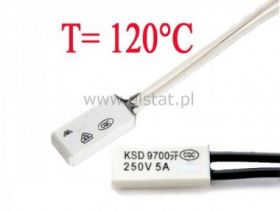 Termostat bimetaliczny NO 120C 5A/250V KSD9700