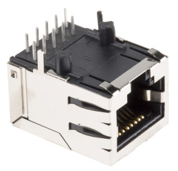Złącze RJ45 Żeński Złącze RJ45 Halo Electronics, proste