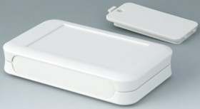 ABS enclosure, (L x W x H) 23 x 108 x 24 mm, gray white (RAL 9002), IP40, A9052127