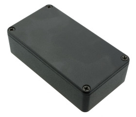 Hammond Black Diecast Enclosure 112 x 60 x 31mm 1590BBK