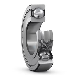 Łożysko kulkowe 6214-2Z wew: 70 mm zew: 125 mm OD 24 mm SKF 1-rzędowe