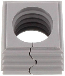 CONTA-CLIP 28574.6 Element uszczelniający KDS-DE 13-14 GR, (D x S x W) 20.3 x 20.3 x 17.7 mm, termoplastyczny elastomer,