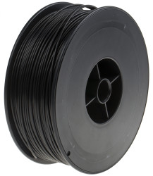 Filament do drukarki 3D ABS Ø 1.75mm 300g Czarny RS PRO