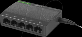 DSP1-1005 Switch, 5-port, Gigabit Ethernet