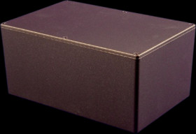 Aluminum die cast enclosure, (L x W x H) 222 x 146 x 101 mm, black (RAL 9005), IP54, 1550HBK