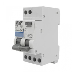 Wyłącznik różnicowo-prądowy z członem nadprądowym 1P+N C10A 30mA typAC