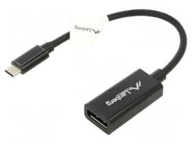 AD-UC-DP-01 Adapter USB 3.1 DisplayPort gniazdo,USB C wtyk niklowany