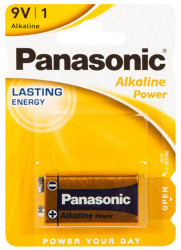 9V 6LR61 PANASONIC BATERIA ALKALICZNA