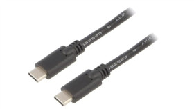 Usb.C-Pd60-2.0Bk Kabel Usb 3.1 Usb C Wtyk, Z Obu Stron 2M Czarny 5Gbps 60W