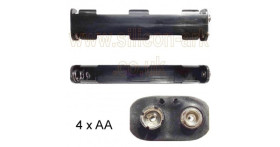 AA battery Holder (Quad) RS 488-163 - RS Components