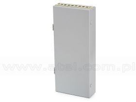 Przełącznica światłowodowa mini, naścienna, 8x SC simplex, bez adapterów