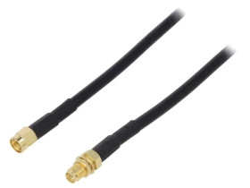 SMA-M/F-003 Kabel 3m RP-SMA męski, RP-SMA żeński czarny 50
