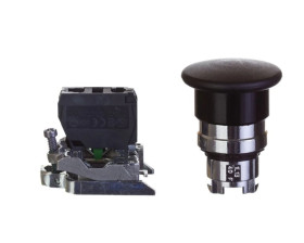 Przycisk bezpieczeństwa 22mm 1Z 0R IP65 z samopowrotem czarny XB4BC21