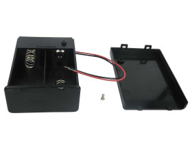 Uchwyt do baterii, x 2, maks. Ø 26.2mm, Smycz przewodu