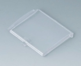 Front cover, with hinge, PC, transparent, B6802202