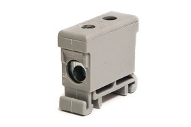 Złączka szynowa gwintowa al/cu 16mm2 szara WLZ-35P/16SZ