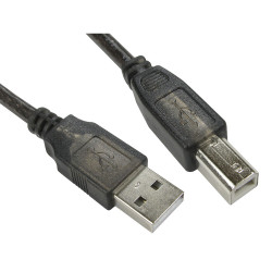 TruConnect 16-1748 10m USB 2.0 A M B M Active Boosted Black Cable