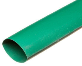 Rura termokurczliwa cienkościenna, odcinki 1m, CR 19,1/9,5 zielona, 427577 /50szt./