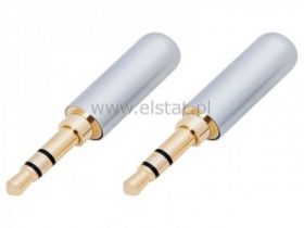 Jack 3,5 WTYK stereo metal, profesjonalny ( 2 szt)