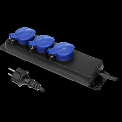 Przedłużacz warsztatowy bryzgoszczelny 3m Schuko OR-AE-13158(GS)/3M