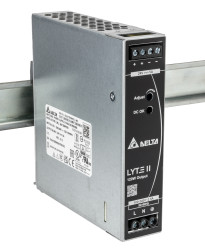 Zasilacz szyny DIN U wy 24V dc I wy 5A U we 90 → 264V ac Delta Electronics 120W impulsowy