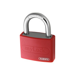ABUS 50012 T65AL/40mm My Lock Aluminium Padlock Red